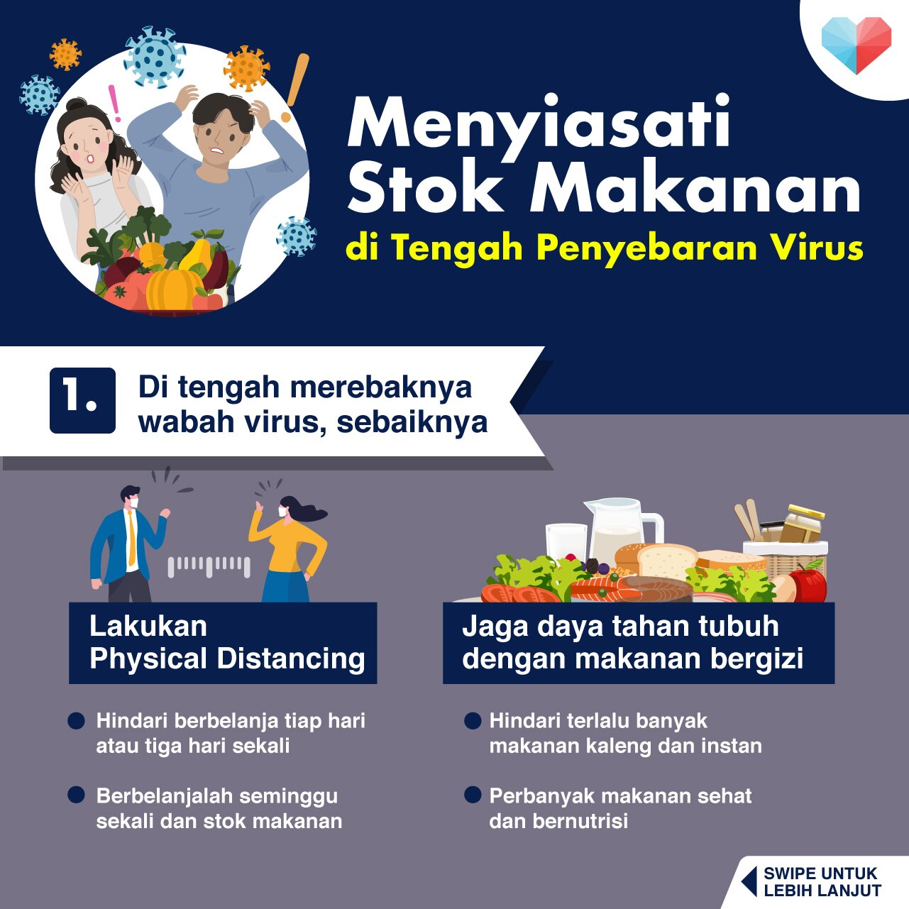 Menyiasati Stok Makanan di Tengah Penyebaran Virus