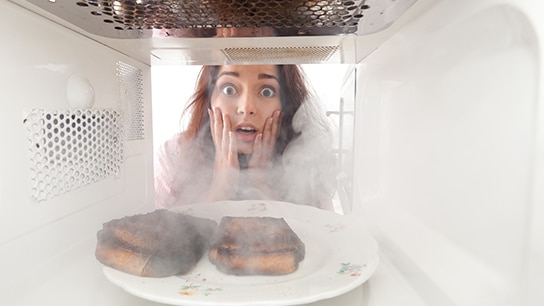 This is Why a Microwave Emits Smoke