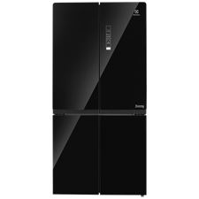 Kulkas 4 pintu UltimateTaste 900 622L - Hitam mengkilap