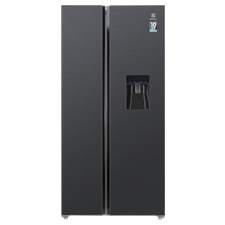 Kulkas side by side UltimateTaste 700 528L - Abu-abu matte