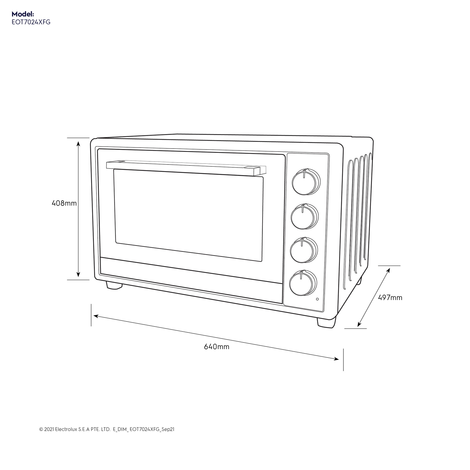 EOT7024XFG dimension guide