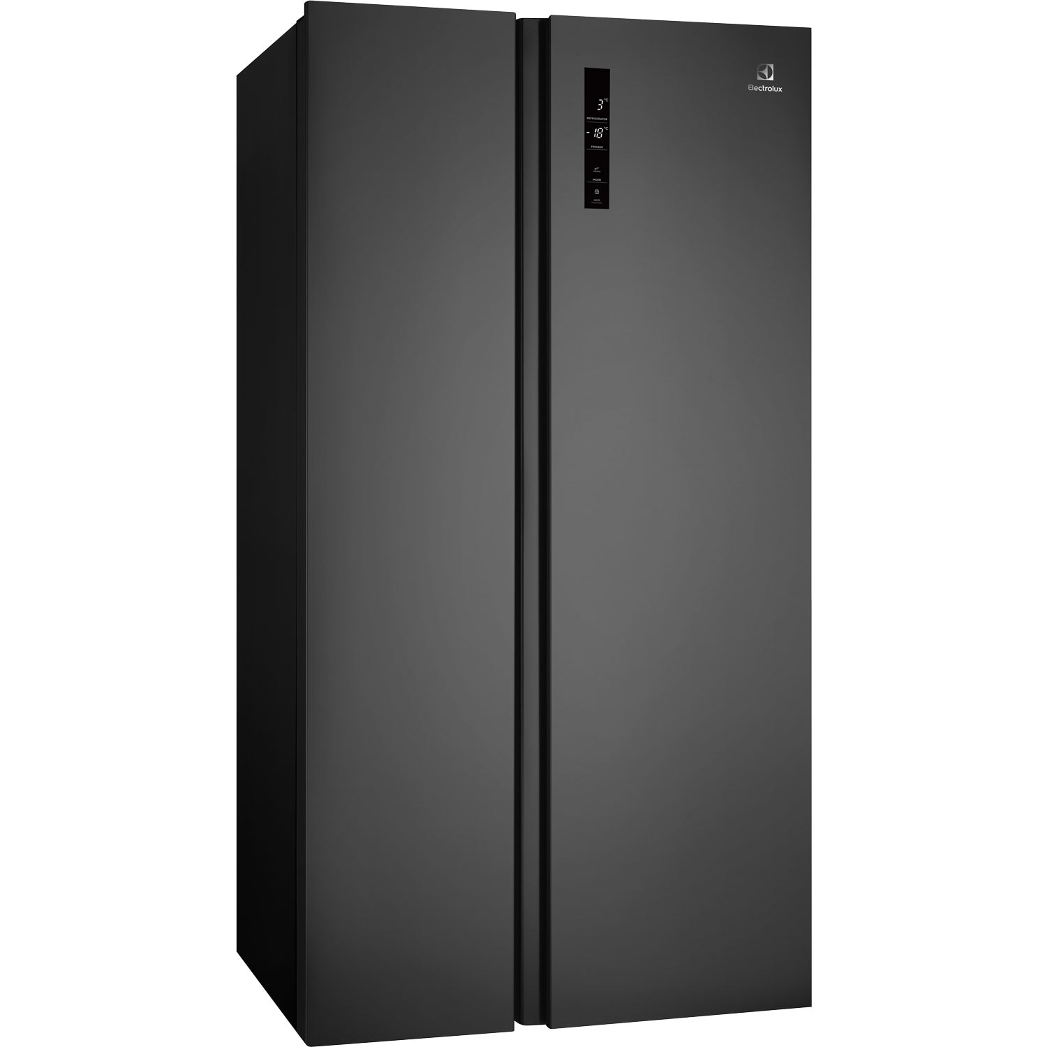 Electrolux SidebySide Refrigerator ESE6600BB 624L, Black