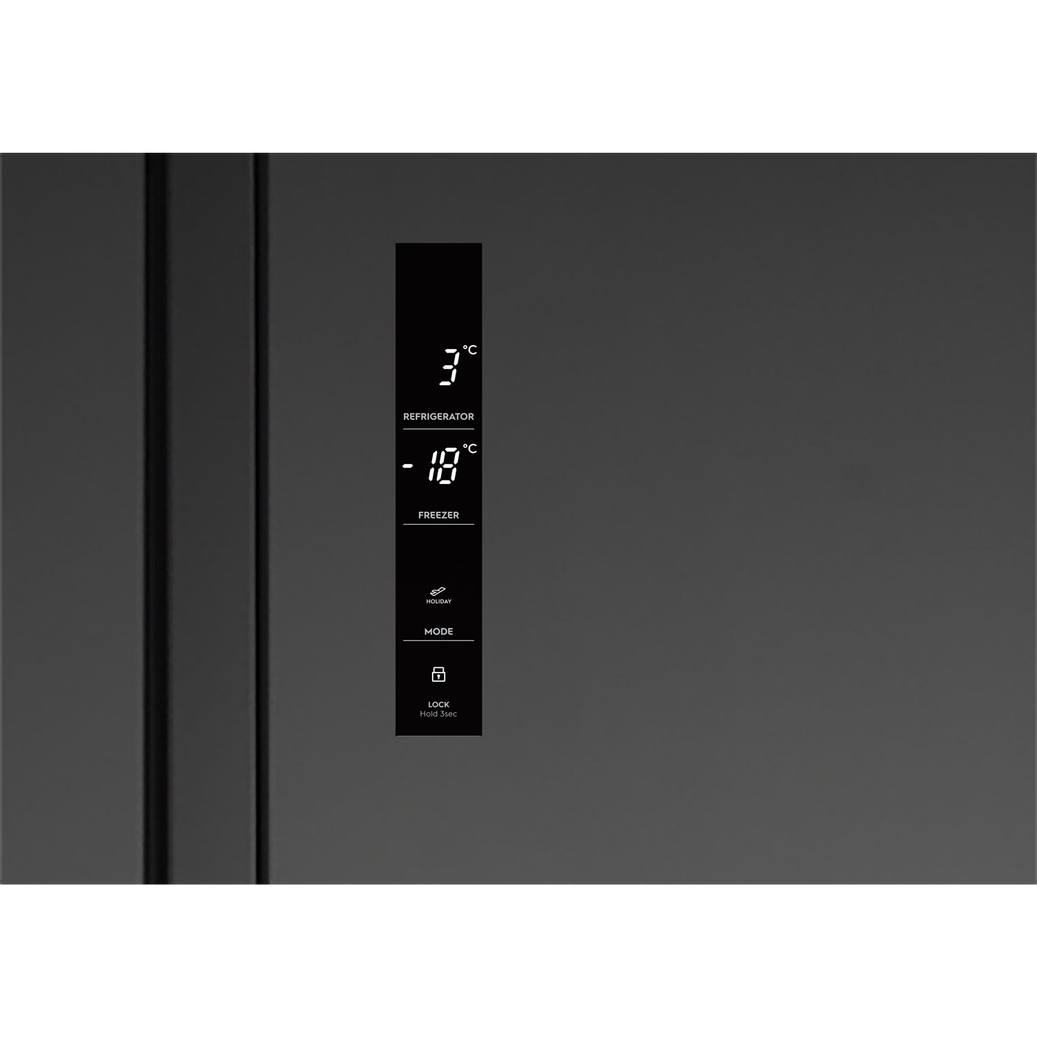 Electrolux SidebySide Refrigerator ESE6600BB 624L, Black