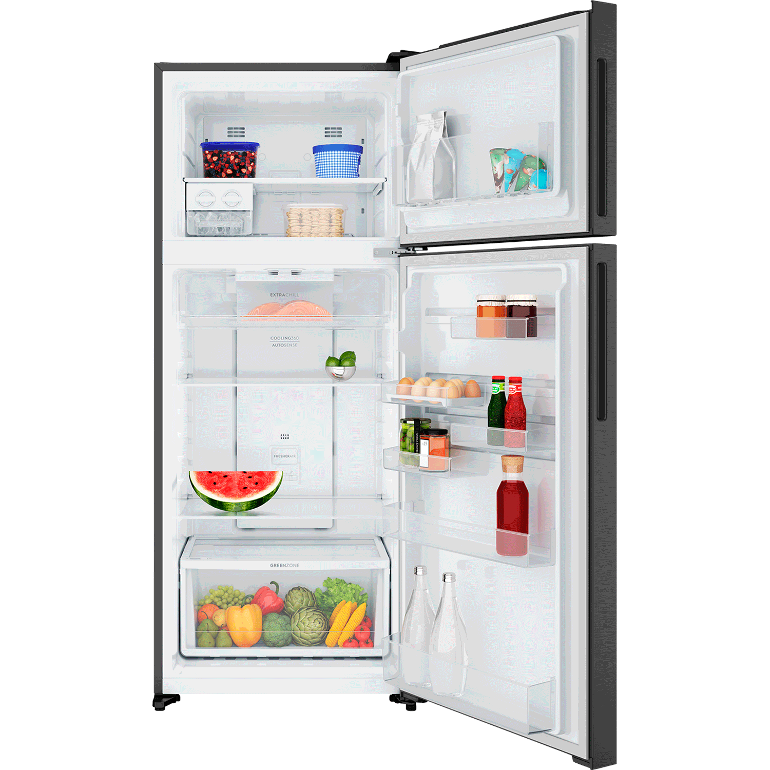 Electrolux Top Freezer Refrigerator ETM4302C-B 431L Matte Black