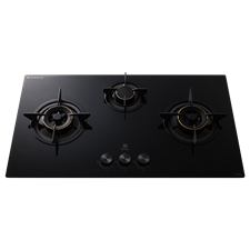 90cm UltimateTaste 300 built-in gas hob with 3 cooking zones