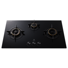 90cm UltimateTaste 300 built-in gas hob with 3 cooking zones
