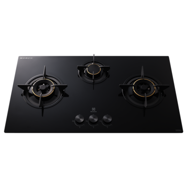 90cm UltimateTaste 300 built-in gas hob with 3 cooking zones