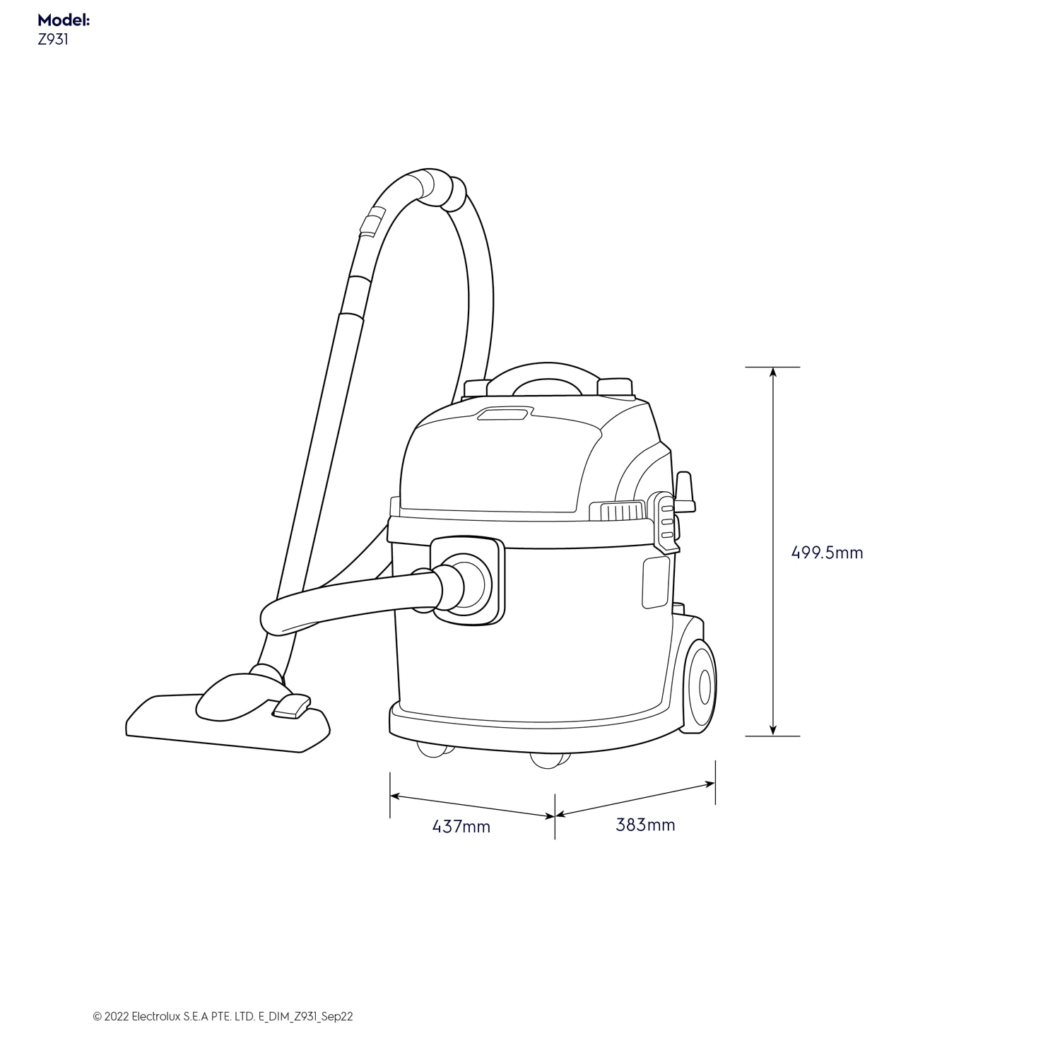 Vacuum Cleaner Basah & Kering Copper Electrolux Indonesia