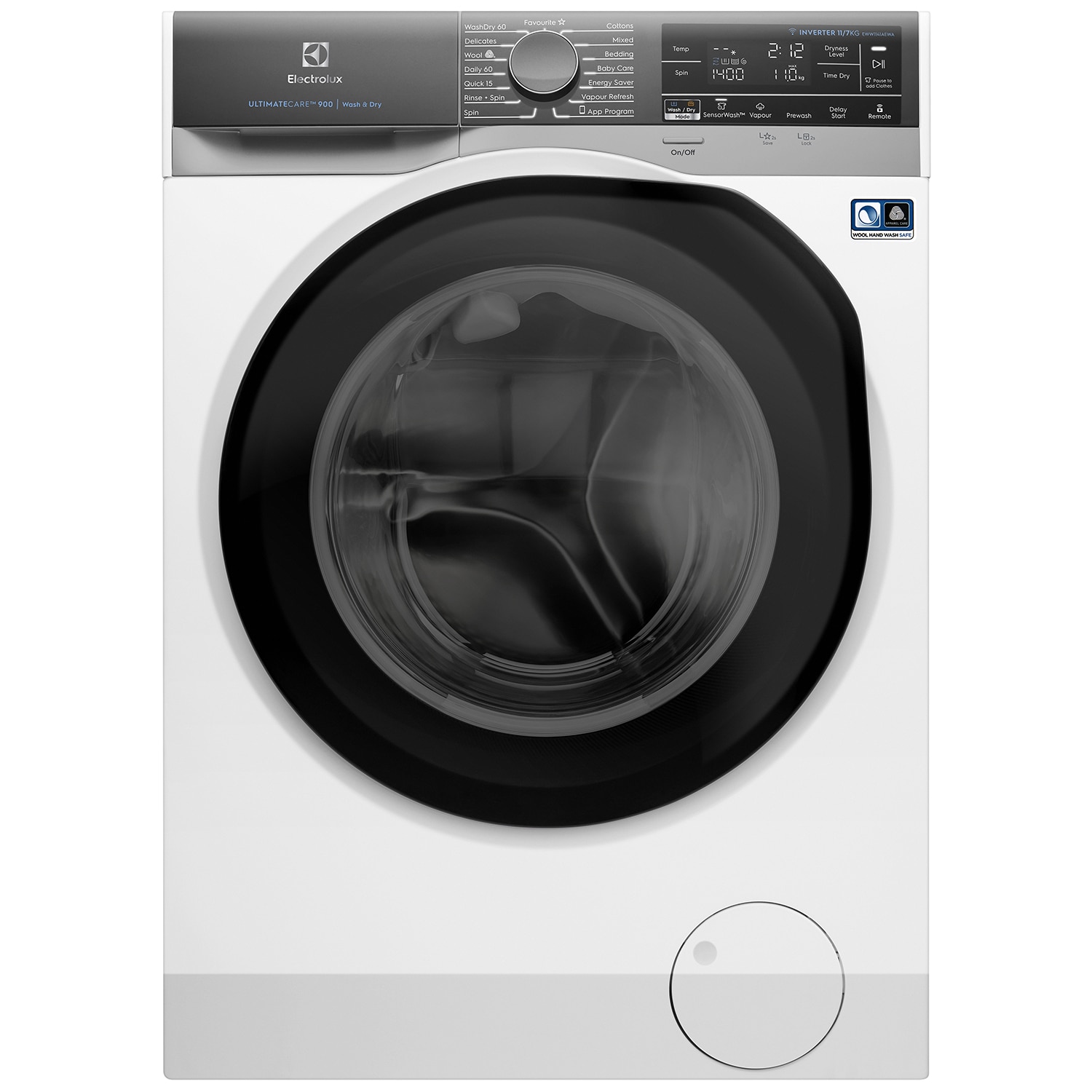 Washer Dryer 11/7kg UltimateCare™ 900 Electrolux Indonesia