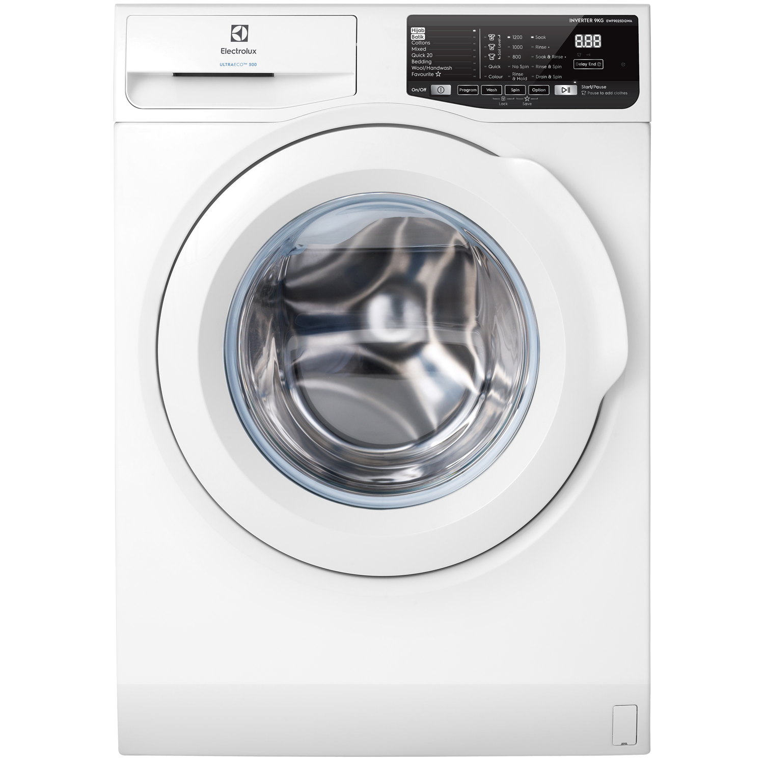 Mesin cuci front load UltraEco™ 500 9kg - EWF9025DQWA | Electrolux