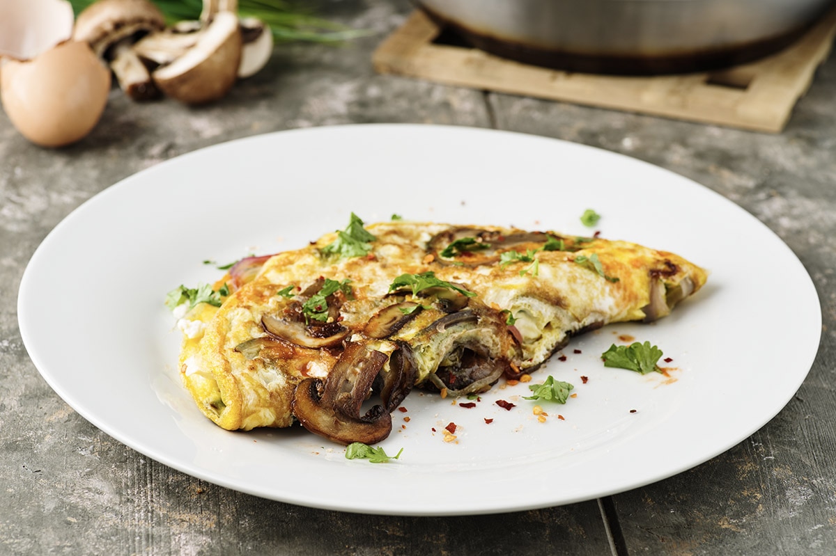 restaurant-style omelettes