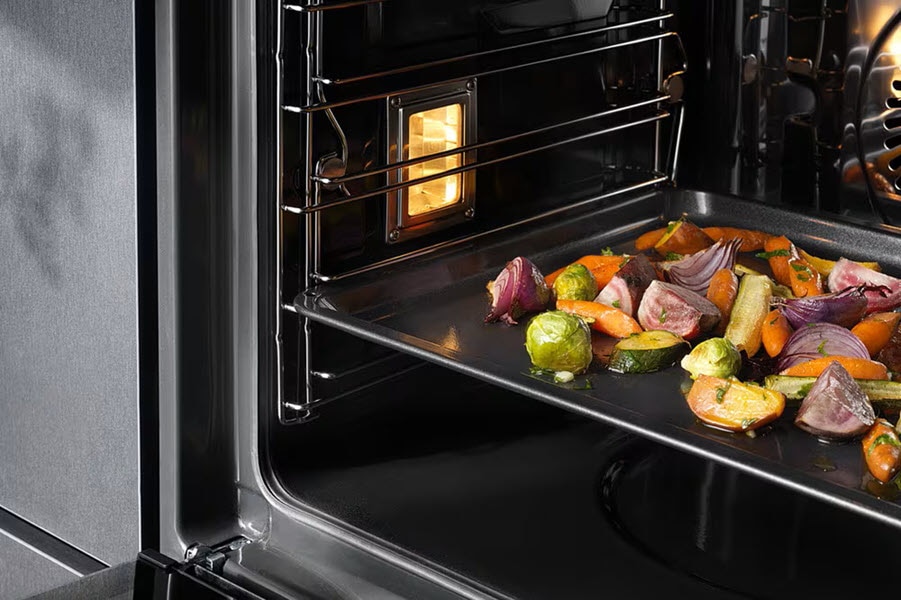 Avoid opening the oven while you’re cooking