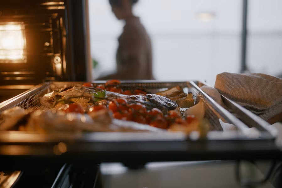 Where to place your oven rack