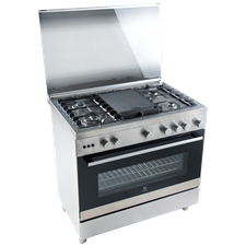 Free Standing Kompor Gas 90cm dengan 5 Tungku dan Oven EKG9688X