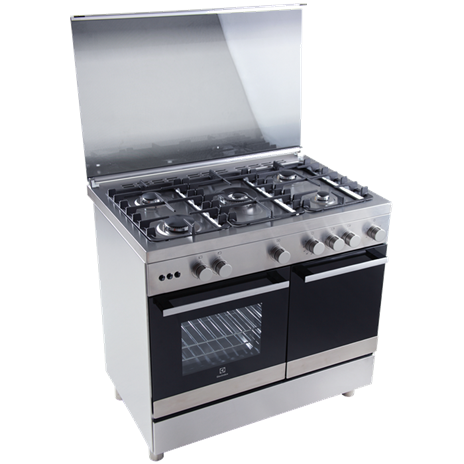 Free Standing Kompor Gas 90cm dengan 5 Tungku dan Oven 