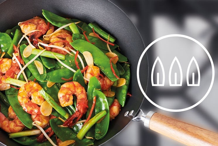 Power api besar untuk masakan menjadi renyah