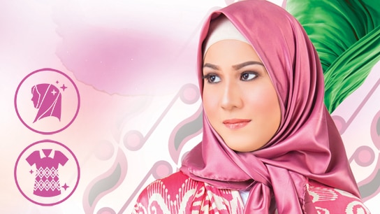 Cuci Hijab dan Batik dengan mudah